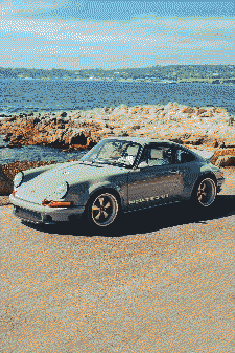 Headland, rendered with Floyd-Steinberg dithering and the Custom 32c palette