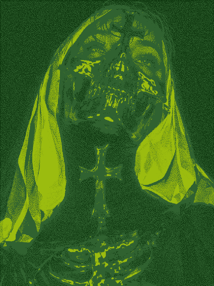 Veil, rendered with Atkinson dithering and the Game Boy palette