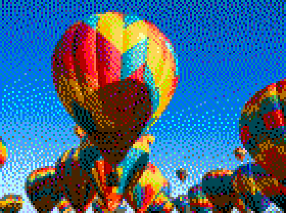 Photo converted to pixel art using the NES palette